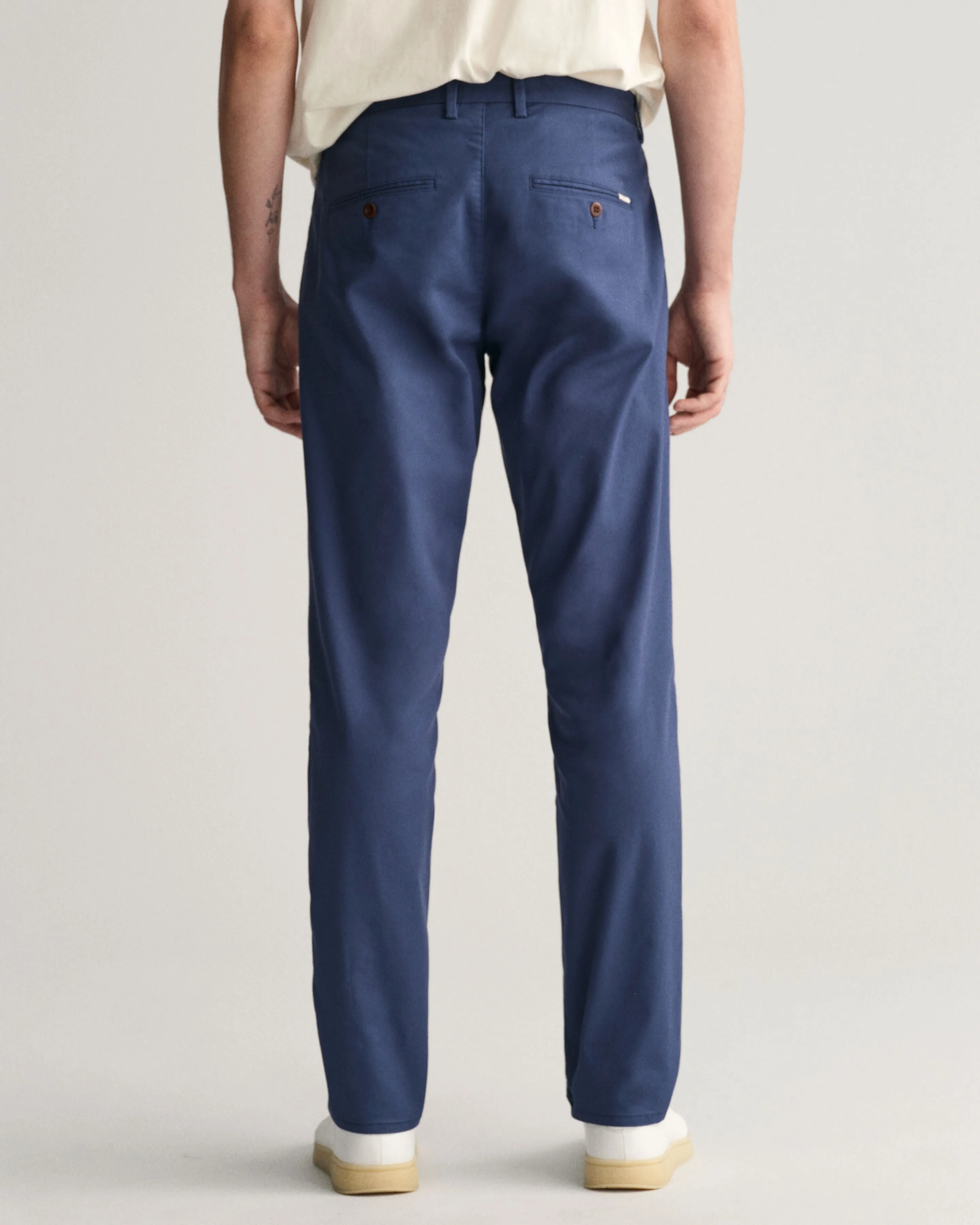 GANT - Slim Fit Tech Prep™ Chinos in Dusty Blue Sea 1505220 403