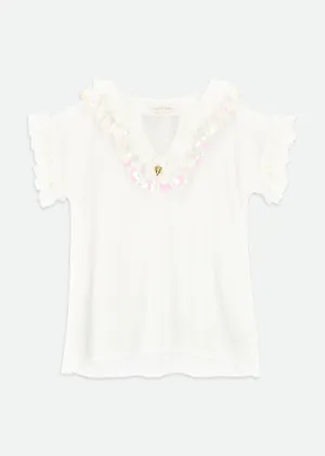 Irena Sequin Kaftan Snowdrop